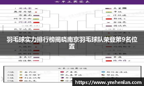 羽毛球实力排行榜揭晓南京羽毛球队荣登第9名位置
