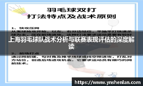 上海羽毛球队战术分析与联赛表现评估的深度解读
